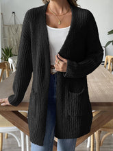 Load image into Gallery viewer, Open Front Long Sleeve Cardigan
