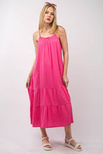 Load image into Gallery viewer, VERY J Ruffled A-Line Midi Cami Dress
