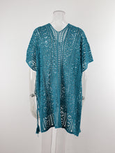 Load image into Gallery viewer, Cutout V-Neck Cover-Up with Tassel
