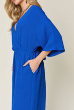 Load image into Gallery viewer, Double Take Full Size Half Sleeve Wide Leg Jumpsuit
