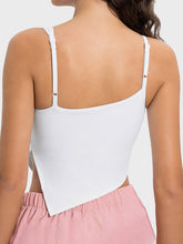 Load image into Gallery viewer, Slit Asymmetrical Neck Active Cami
