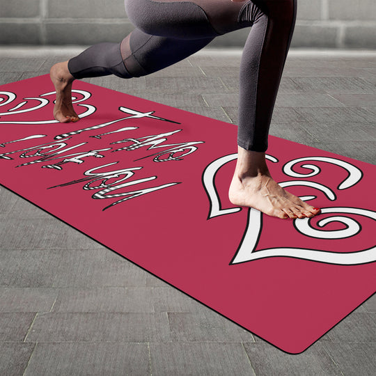 Ti Amo I love you - Exclusive Brand - Viva Magenta 2 - Yoga Mat