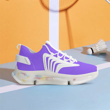 Load image into Gallery viewer, Ti Amo I love you - Exclusive Brand - Heliotrope 3 - Mens / Womens - Air Max React Sneakers - White Soles
