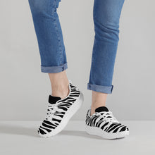 Load image into Gallery viewer, Ti Amo I love you - Exclusive Brand - Zebra - Black &amp; White - Zebra - Women&#39;s Mesh Heightening Shaking Shoe
