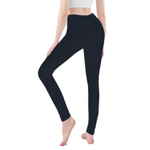 Load image into Gallery viewer, Ti Amo I love you - Exclusive Brand  - Ebony Clay - Womens / Teen Girls / Womens Plus Size  - Yoga Leggings - Sizes XS-3XL
