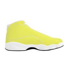 Load image into Gallery viewer, Ti Amo I love you - Exclusive Brand - Sandy Yellow - Double Heart Logo - Mens / Womens - Unisex  Basketball Shoes - White Laces
