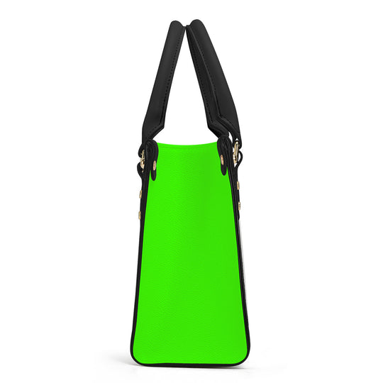 Ti Amo I love you - Exclusive Brand - Harlequinn - Luxury Women PU Tote Bag - Black Straps