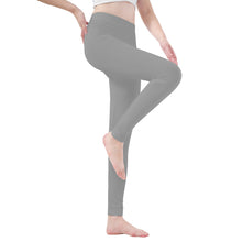 Load image into Gallery viewer, Ti Amo I love you - Exclusive Brand - Silver Chalice - White Daisy - Yoga Leggings - Sizes XS-3XL
