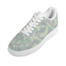 Load image into Gallery viewer, Ti Amo I love you - Exclusive Brand  - Edward, Pansy Posy, Clay Ash, Summer Green Camouflage-  Low Top Unisex Sneakers
