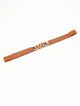 Load image into Gallery viewer, Zinc Alloy Buckle Elastic PU Belt

