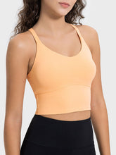 Load image into Gallery viewer, Crisscross Round Neck Active Tank
