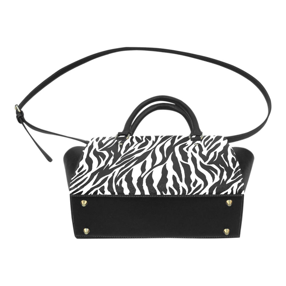 Ti Amo I love you - Exclusive Brand - Black & White - Zebra -  Classic Shoulder Handbag