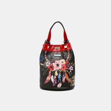 Load image into Gallery viewer, Nicole Lee USA Flower Pattern Adjustable Strap Backpack Bag
