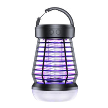 Load image into Gallery viewer, 2 in1 Mosquito Killer Lamp Electric Fly Catcher USB Rechargeable Electric Mosquito Swatter Electric Fly Trap With Night Light Camping S0S Emergency Light Mosquito Killer -
