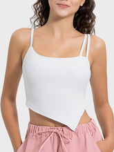 Load image into Gallery viewer, Slit Asymmetrical Neck Active Cami
