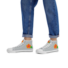 Load image into Gallery viewer, Ti Amo I love you Exclusive Brand - High - Top Canvas Shoes - White Soles
