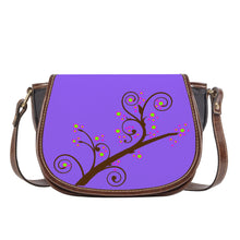 Load image into Gallery viewer, Ti Amo I love you - Exclusive Brand - Heliotrope 3 - Branch - Saddle Bag
