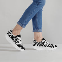 Load image into Gallery viewer, Ti Amo I love you - Exclusive Brand - Zebra - Black &amp; White - Zebra - Women&#39;s Mesh Heightening Shaking Shoe
