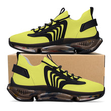 Load image into Gallery viewer, Ti Amo I love you - Exclusive Brand - Sandy Yellow  - Script Double Heart - Air Max React Sneakers - Black Soles
