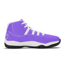 Load image into Gallery viewer, Ti Amo I love you - Exclusive Brand - Heliotrope 3 - High Top Air Retro Sneakers - White Soles
