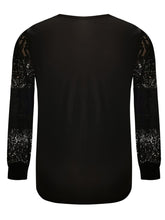 Load image into Gallery viewer, Full Size Lace Detail V-Neck Long Sleeve Blouse
