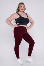 Load image into Gallery viewer, Plus Premium Cotton Full Length Leggings
