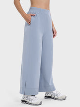 Load image into Gallery viewer, Slit Wide Leg Active Pants
