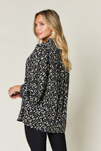 Load image into Gallery viewer, Double Take Full Size Leopard Long Sleeve Blouse
