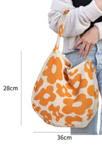 Load image into Gallery viewer, Mustard Flower Knitted Large Single Shoulder Bag
