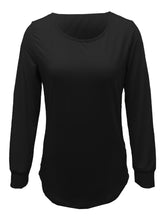 Load image into Gallery viewer, Round Neck Long Sleeve T-Shirt
