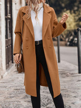 Load image into Gallery viewer, Perfee Dropped Shoulder Tie Waist Coat
