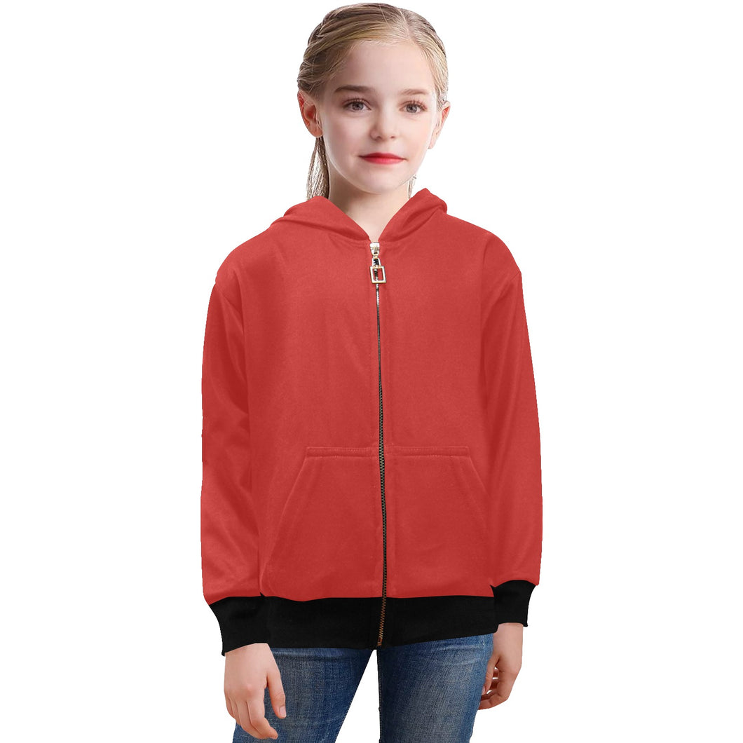 Ti Amo I love you - Exclusive Brand - Girls' Zip Up Hoodie Ages 8-15