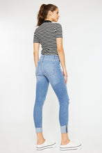 Load image into Gallery viewer, Kancan Distressed Cat&#39;s Whiskers Button Fly Jeans

