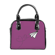 Load image into Gallery viewer, Ti Amo I love you - Exclusive Brand - Cannon Pink - Paper Airplane - Shoulder Handbag
