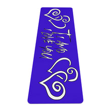 Load image into Gallery viewer, Ti Amo I love you - Exclusive Brand - Violet Blue - Yoga Mat
