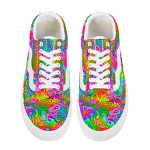 Load image into Gallery viewer, Ti Amo I love you - Exclusive Brand - Rainbow Kaleidoscope - Low Top Flat Sneaker
