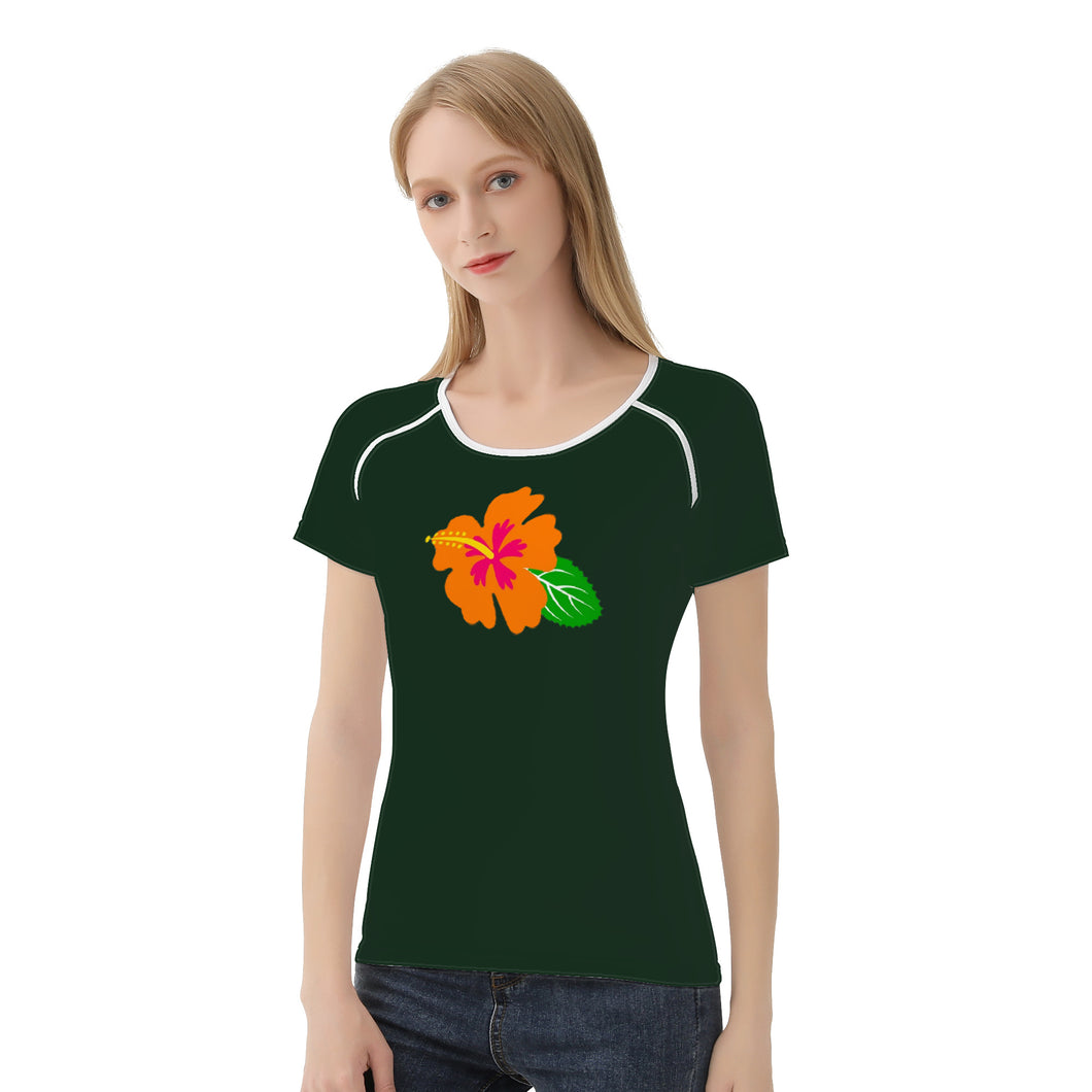 Ti Amo I love you - Exclusive Brand - Celtic - Hawaiian Flower - Women's T shirt - Sizes XS-2XL