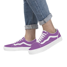 Load image into Gallery viewer, Ti Amo I love you - Exclusive Brand - Muted Purple - Low Top Flat Sneaker
