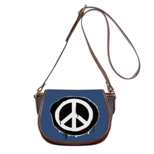 Load image into Gallery viewer, Ti Amo I love you - Exclusive Brand - San Juan - Peace Sign - Saddle Bag
