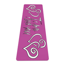 Load image into Gallery viewer, Ti Amo I love you - Exclusive Brand - Mulberry - Yoga Mat
