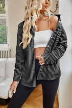 Load image into Gallery viewer, Striped Button Up Long Sleeve Shirt
