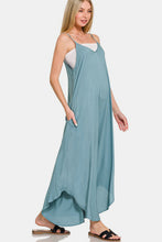 Load image into Gallery viewer, Zenana Spaghetti Strap Wide Leg Overalls with Pockets
