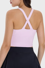 Load image into Gallery viewer, Crisscross Grecian Neck Active Cami
