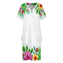 Load image into Gallery viewer, Ti Amo I love you - Exclusive Brand - Knee Length - Loose Pocket Dress - Size S-5XL
