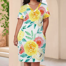 Load image into Gallery viewer, Ti Amo I love you - Exclusive Brand - Knee Length - Loose Pocket Dress - Size S-5XL
