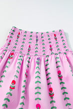 Load image into Gallery viewer, Smocked Printed High Waist Skirt
