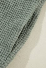 Load image into Gallery viewer, Laurel Green Waffle Knit Open Front Cardigan
