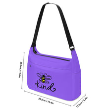 Load image into Gallery viewer, Ti Amo I love you - Exclusive Brand - Heliotrope 3 - Bee Kind - Journey Computer Shoulder Bag
