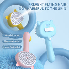 Load image into Gallery viewer, Hair Cleaning Brush With Mist Multifunctional Cat Grooming Brush Rechargeable Self Cleaning Slicker Brush For Pets Dogs &amp; Catsb Pet Products
