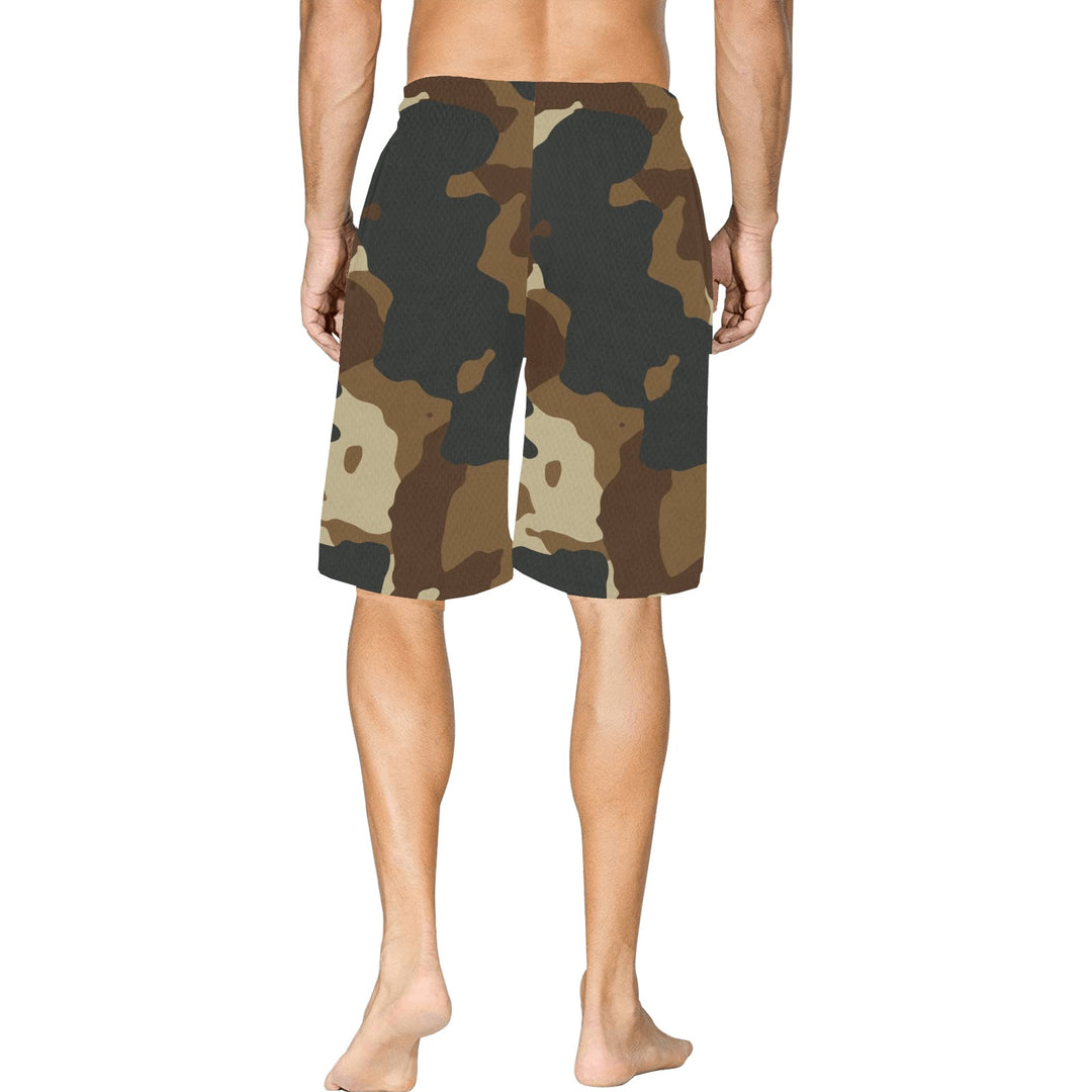 Ti Amo I love you - Exclusive Brand - Camouflage  - Basketball Shorts With Pockets - Sizes S-2XL
